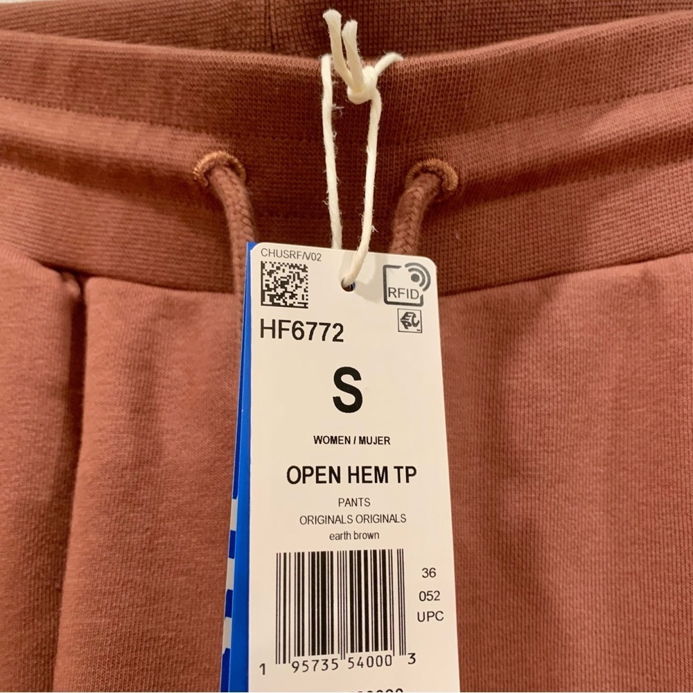 🤎 ADIDAS Rust Orange Rhinestone Embellished Tracksuit Set - Picture 14 of 14